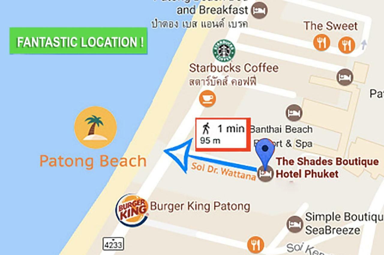 The Shades Bed And Breakfast Boutique Hotel Patong Экстерьер фото